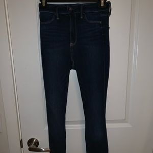dark wash skinny jeans Hollister
